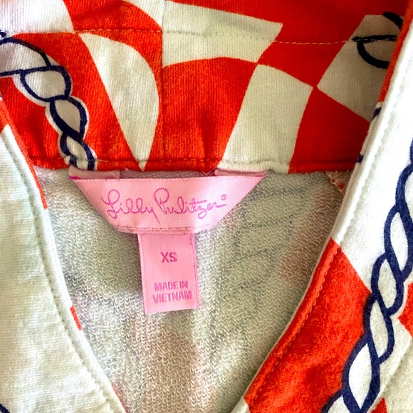 Lilly Pulitzer Booze Cruise popover- size XS - Picture 7 of 8